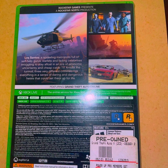 Grand Theft Auto V - XBOX 360 - Picture 2 of 4